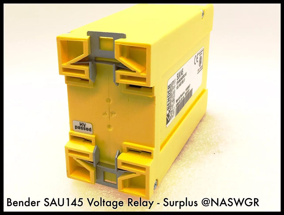 Bender B9301551 Under/Over Voltage Relay SUA145 - Surplus