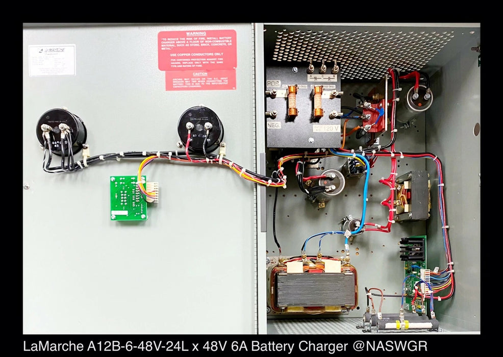 LaMarche A12B 48V Battery Charger - LaMarche A12B-6-48V-A1-24L - Surplus
