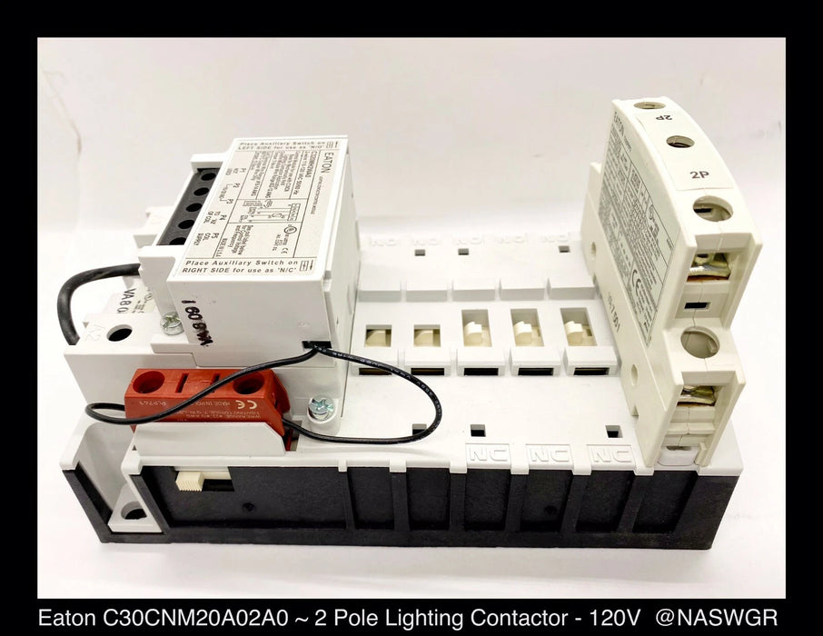 Eaton C30CNM20AC2A0 Mech Held Lighting Contactor - 120V, 120V - Unused Surplus