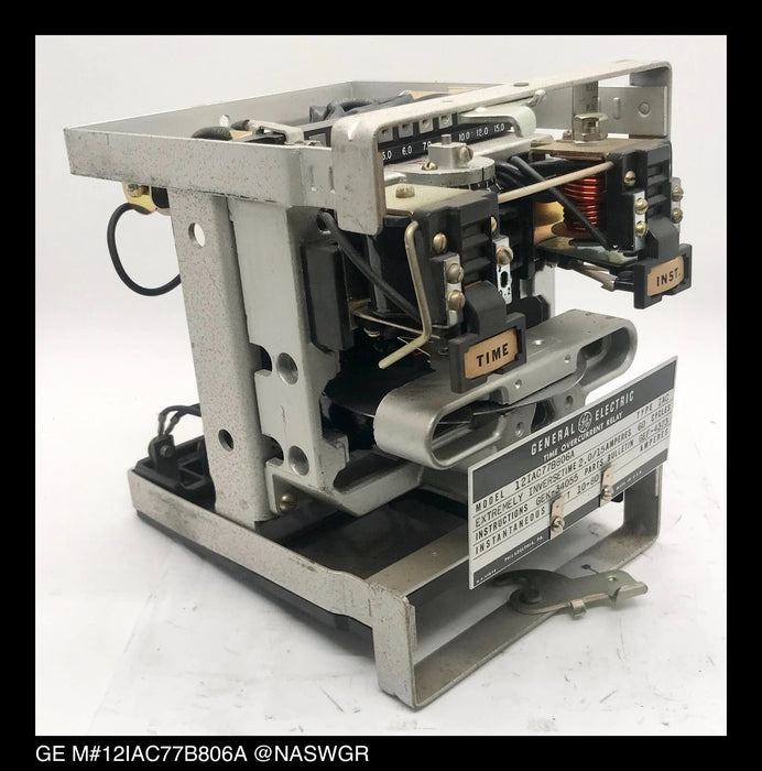 GE 12IAC77B806A Overcurrent Relay - 2/15 Amp
