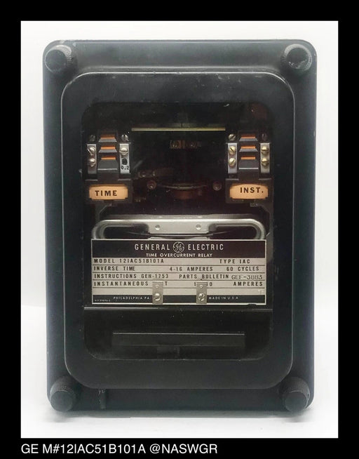 GE 12IAC51B101A Overcurrent Relay - 4/16 Amp