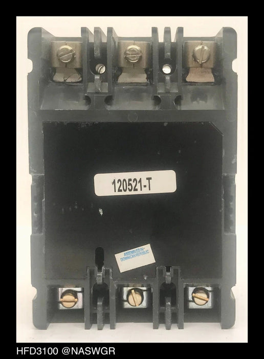 Eaton HFD3100 Molded Case Circuit Breaker - 100 Amp
