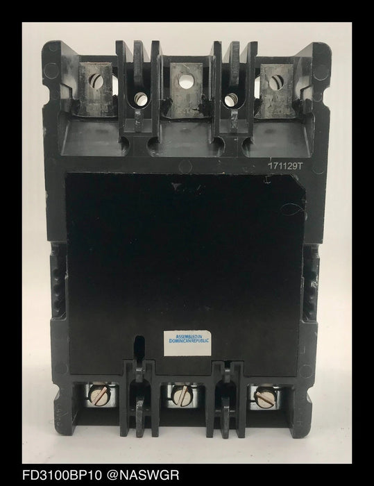 Eaton FD3100BP10 Molded Case Circuit Breaker - 100 Amp