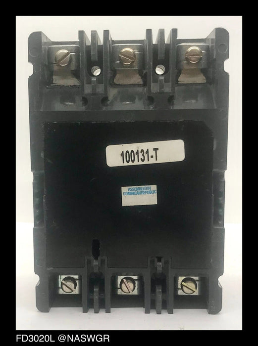 Eaton FD3020L Molded Case Circuit Breaker - 20 Amp