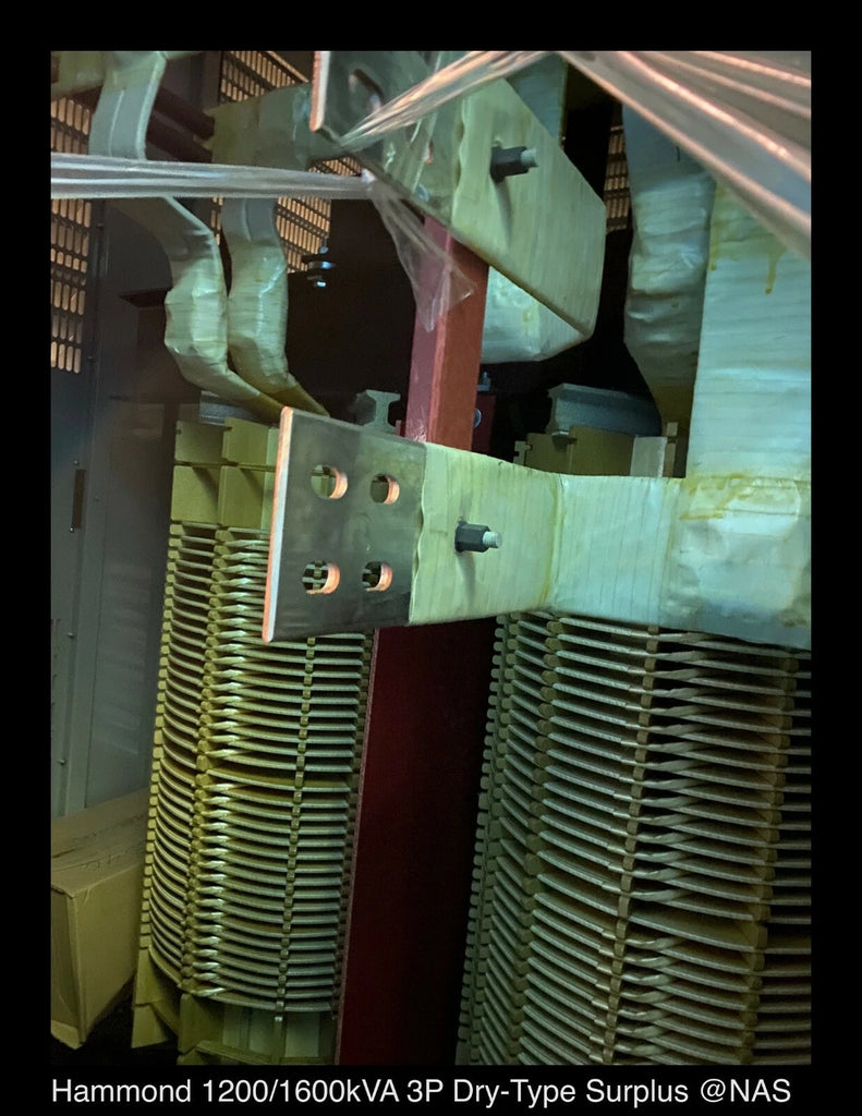 Hammond Three Phase Dry Type Transformer 1200/1600 kVA - Surplus- P/N: 193340