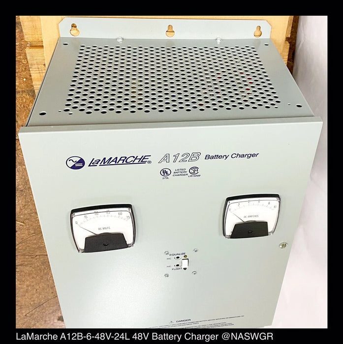 LaMarche A12B 48V Battery Charger - LaMarche A12B-6-48V-A1-24L - Surplus