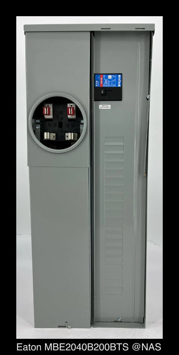 Eaton MBE2040B200BTS Meter Breaker EUSERC Type BR - 200A-120/240V - Unused