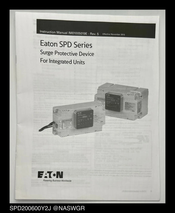 SPD200600Y2J - Eaton SPD200600Y2J Surge Protection Device - Unused Surplus