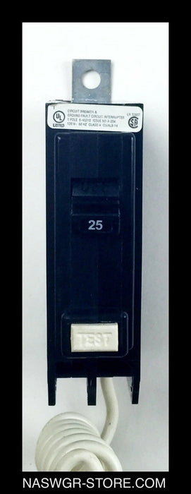 Eaton QBGF1025 Molded Case Circuit Breaker - 25 Amp - Unused Surplus