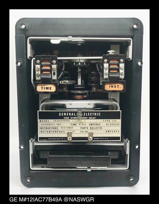 GE 12IAC77B49A Overcurrent Relay - 0.5/2 Amp