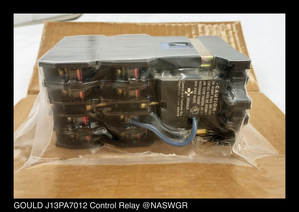 Gould J13PA3012 Control Relay - 125vDC - Unused