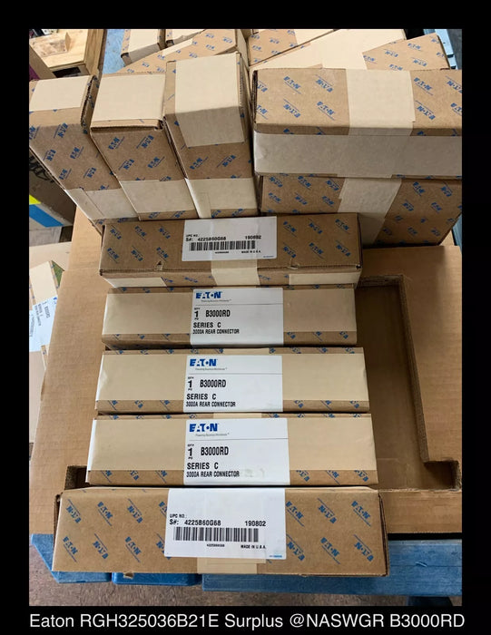 Eaton RGH325036B21E Circuit Breaker - 2500 Amp - Unused