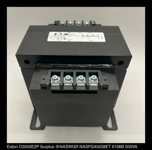 Eaton C0500E2P Industrial Control Transformer - 380:115v, 500VA - Unused Surplus