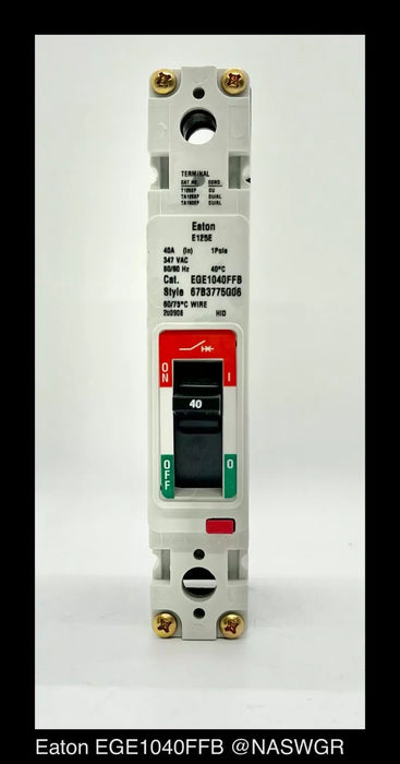 Eaton EGE1040FFB Molded Case Circuit Breaker - 40 Amp - Unused