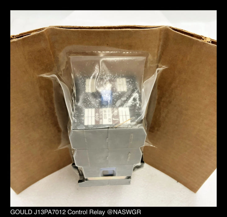 Gould J13PA7012 Control Relay - 125vDC - Unused