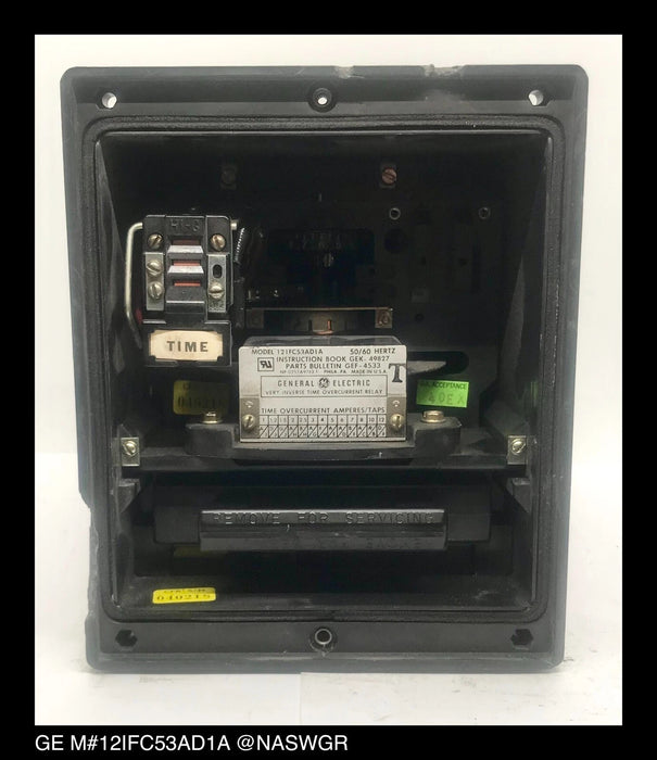 GE 12IFC53AD1A Overcurrent Relay - 1/12 Amp