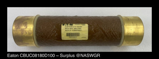 Eaton Cooper Power Series CBUC08180D100 Current Limiting Backup Fuse 180 AMP