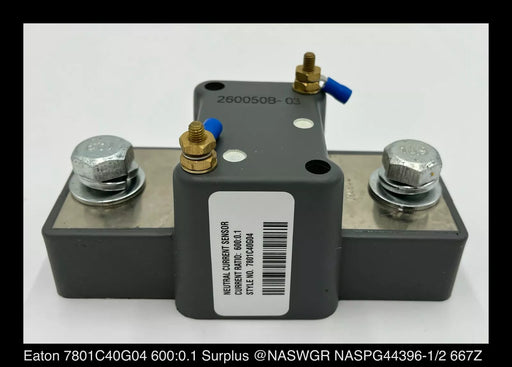 Cutler-Hammer 7801C40G04 600:0.1 Neutral Current Sensor - Surplus