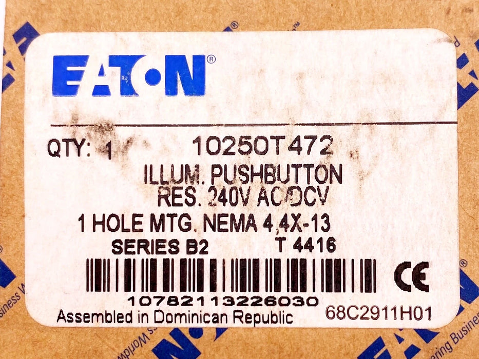 Eaton 10250T472 Illuminated Pushbutton Operator - Surplus