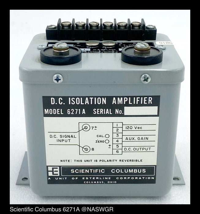 6271A - Scientific Columbus DC Isolation Amplifier