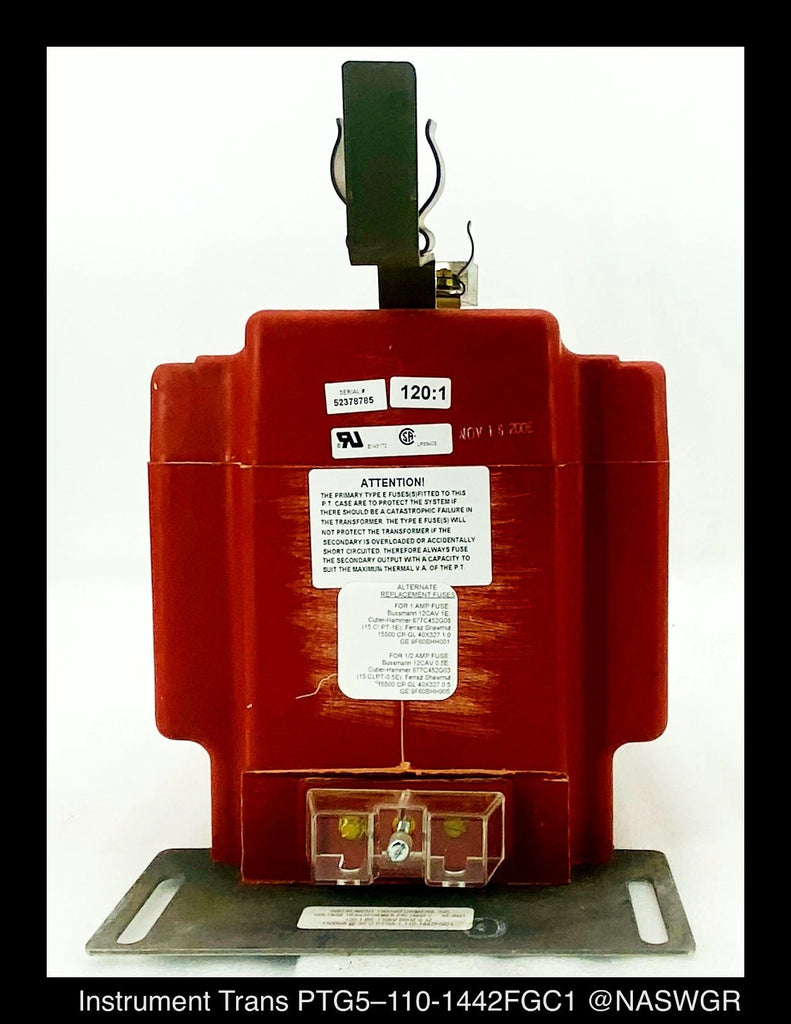 GE PTG5-1-110-1442FGC1 VT - ITI PTG5-1-110-1442FGC1 Voltage Transformer