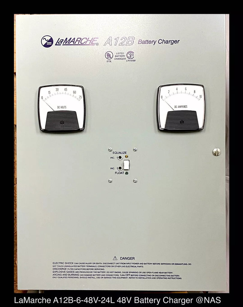 LaMarche A12B 48V Battery Charger - LaMarche A12B-6-48V-A1-24L - Surplus