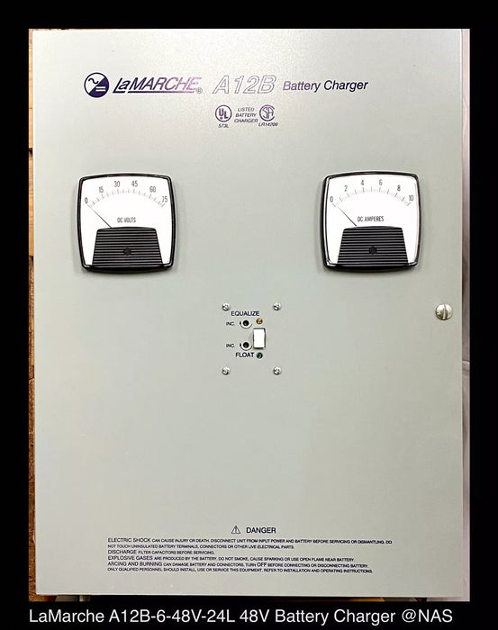 LaMarche A12B 48V Battery Charger - LaMarche A12B-6-48V-A1-24L - Surplus