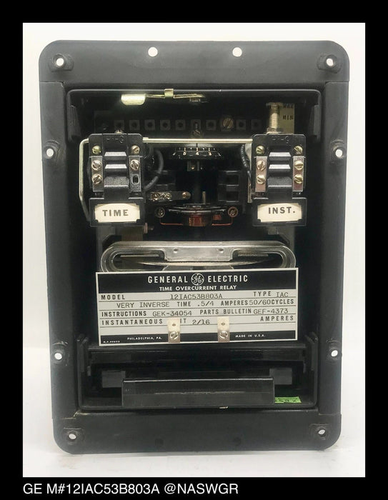 GE 12IAC51B18A Overcurrent Relay - 0.5/2 Amp