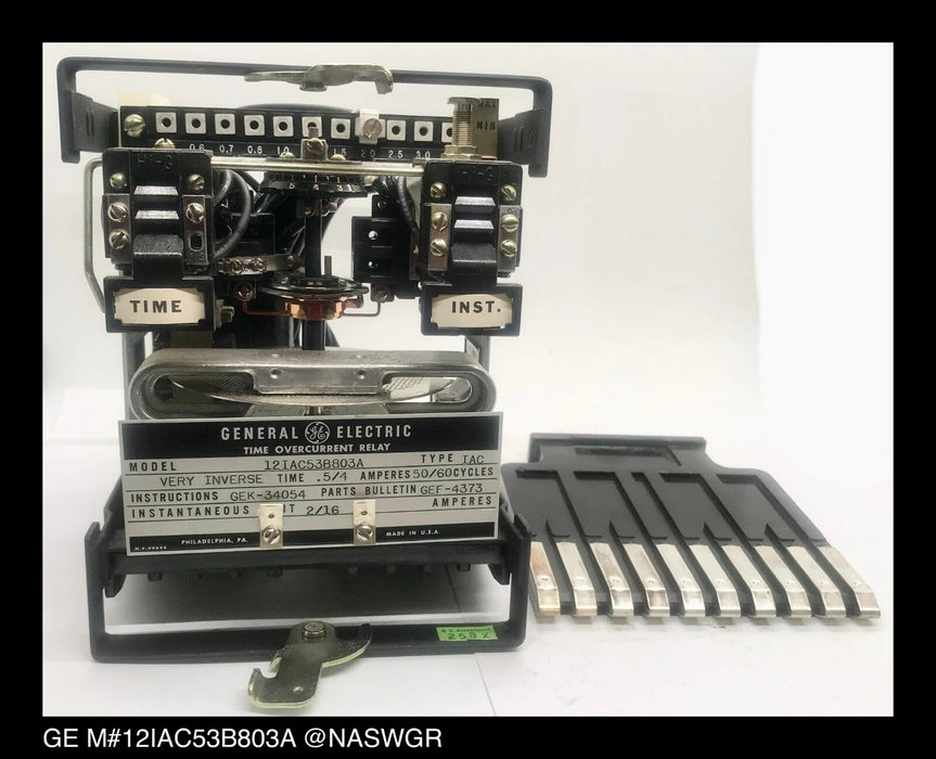 GE 12IAC51B18A Overcurrent Relay - 0.5/2 Amp