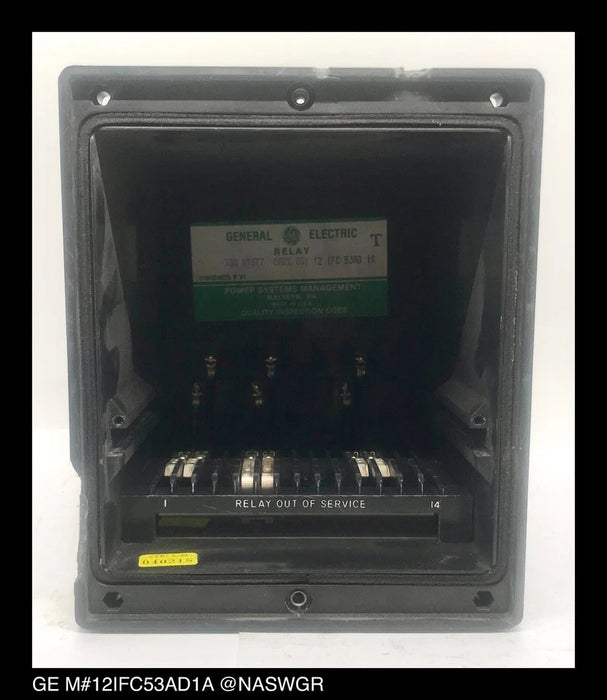 GE 12IFC53AD1A Overcurrent Relay - 1/12 Amp