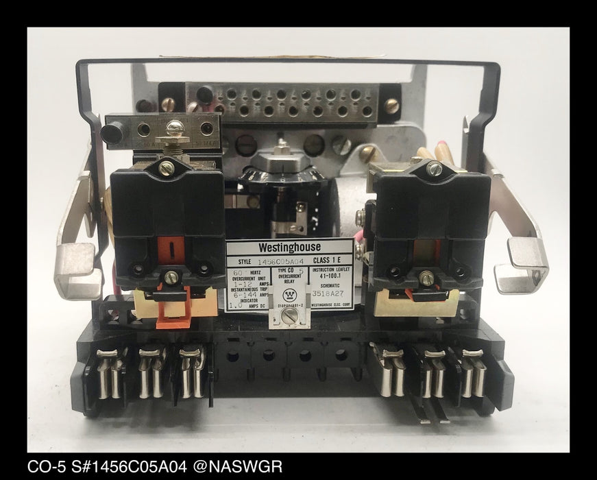 Westinghouse CO-5, 1456C05A04 Overcurrent Relay - 1/12 Amp