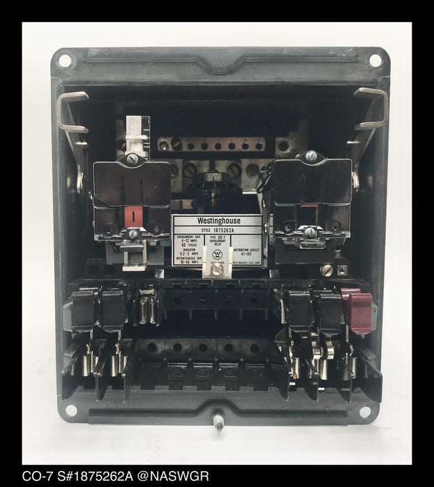 Westinghouse CO-7, 1875262A Overcurrent Relay - 4/12 Amp