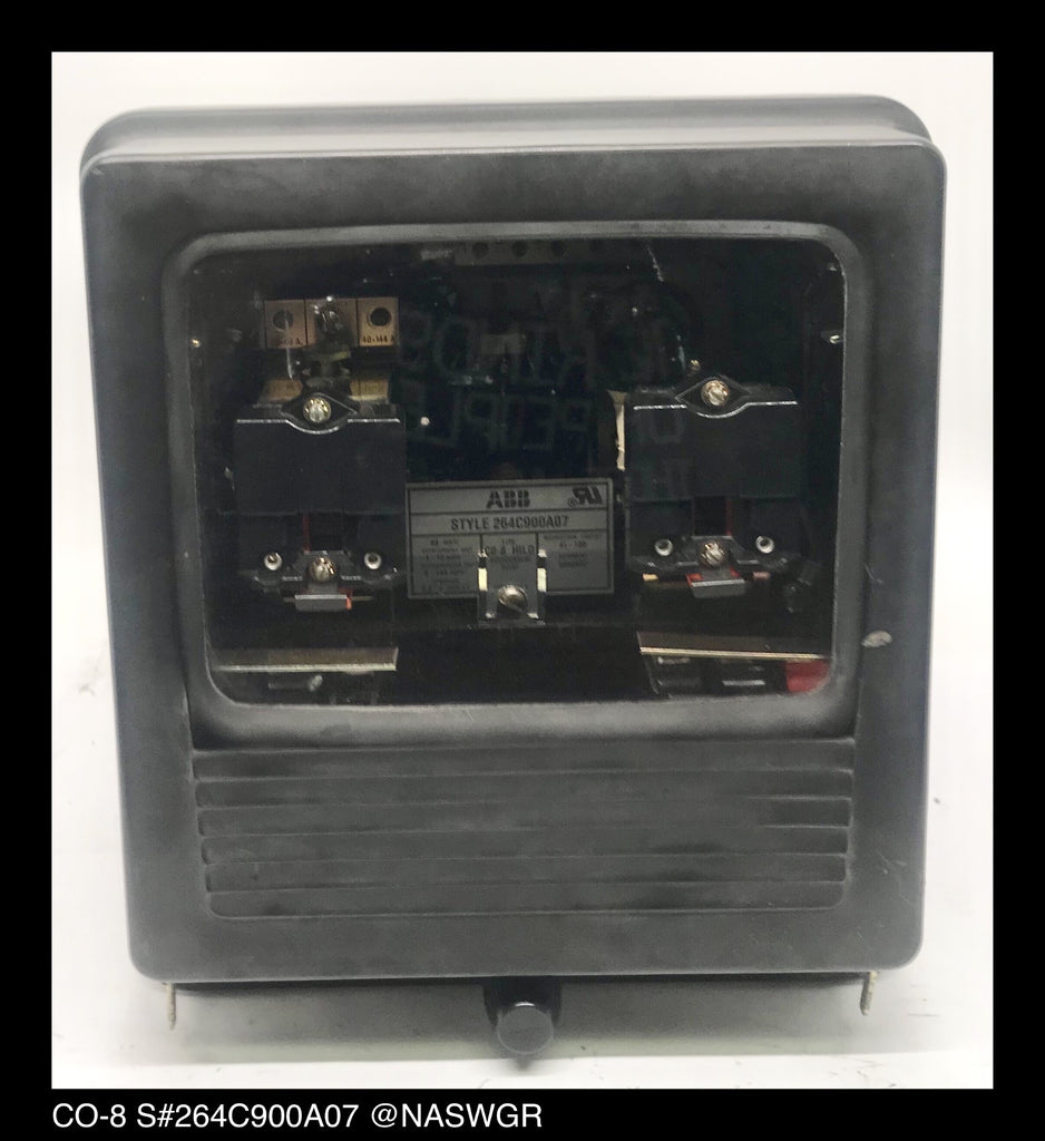 ABB CO-8, 264C900A07 Overcurrent Relay - 1/12 Amp