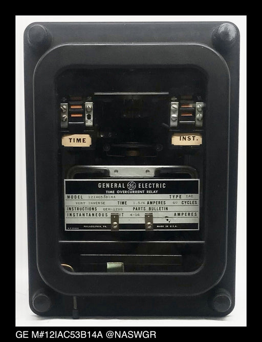 GE 12IAC53B14A Overcurrent Relay - 1.5/6 Amp