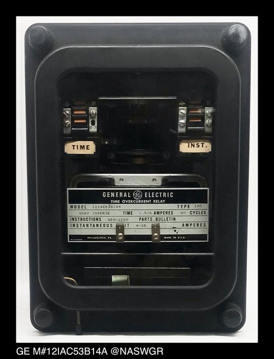 GE 12IAC53B14A Overcurrent Relay - 1.5/6 Amp