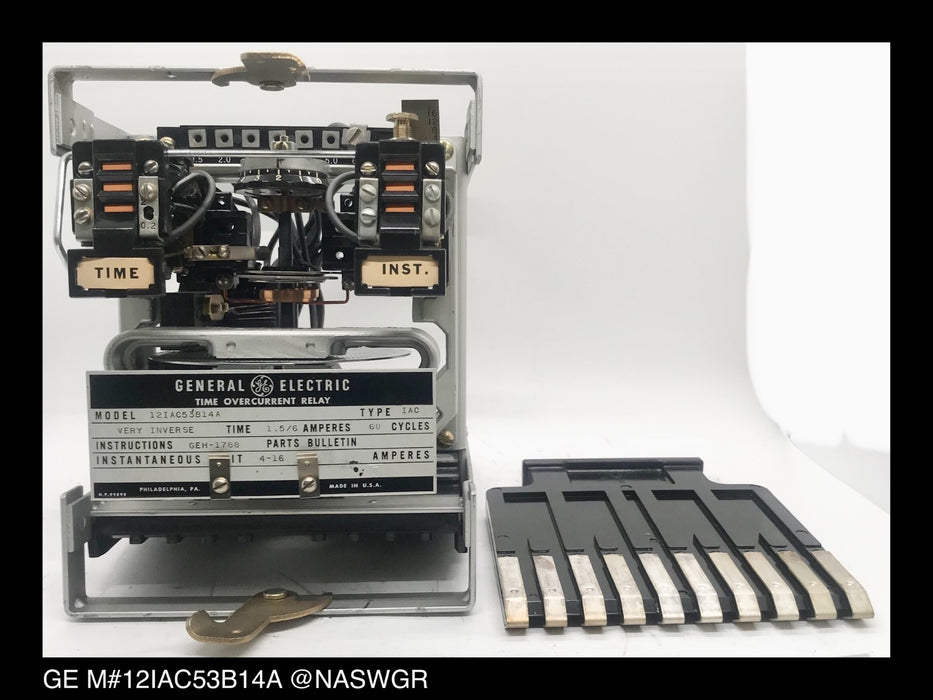 GE 12IAC53B14A Overcurrent Relay - 1.5/6 Amp