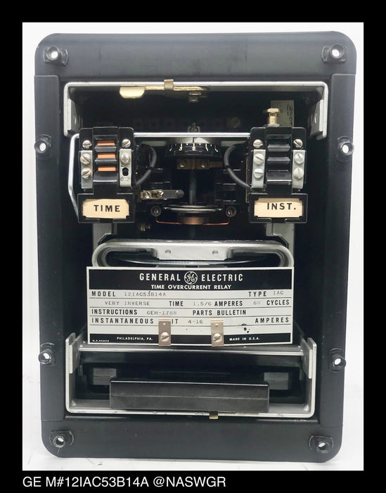 GE 12IAC53B14A Overcurrent Relay - 1.5/6 Amp