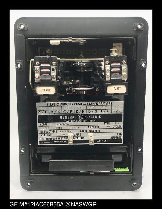 GE 12IAC66B55A Overcurrent Relay - 1.5-4.5 Amp