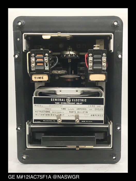 GE 12IAC75F1A Overcurrent Relay - 1.5/6 Amp