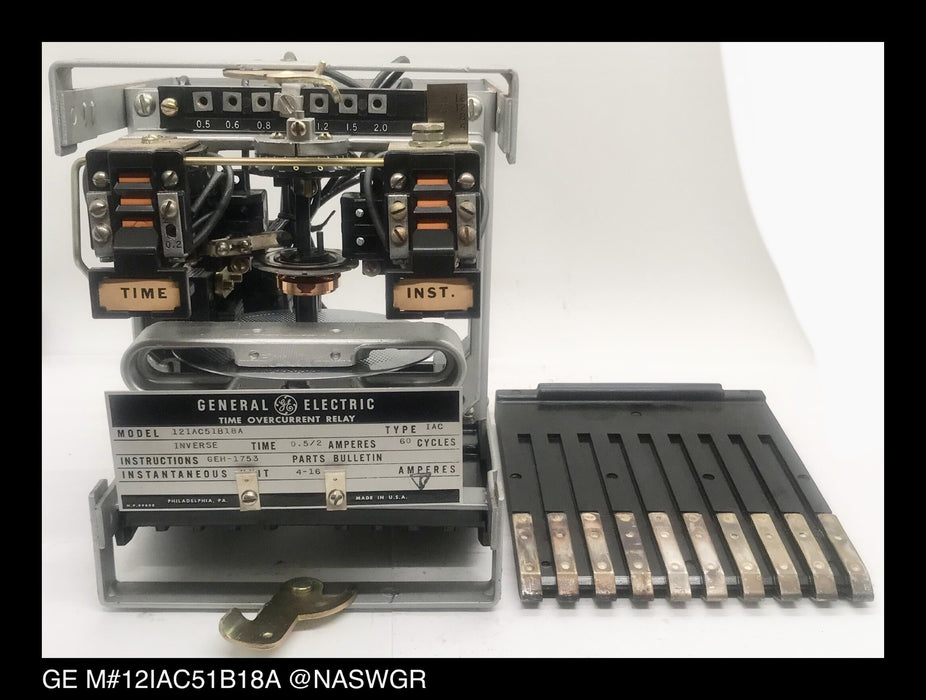 GE 12IAC51B18A Overcurrent Relay - 0.5/2 Amp