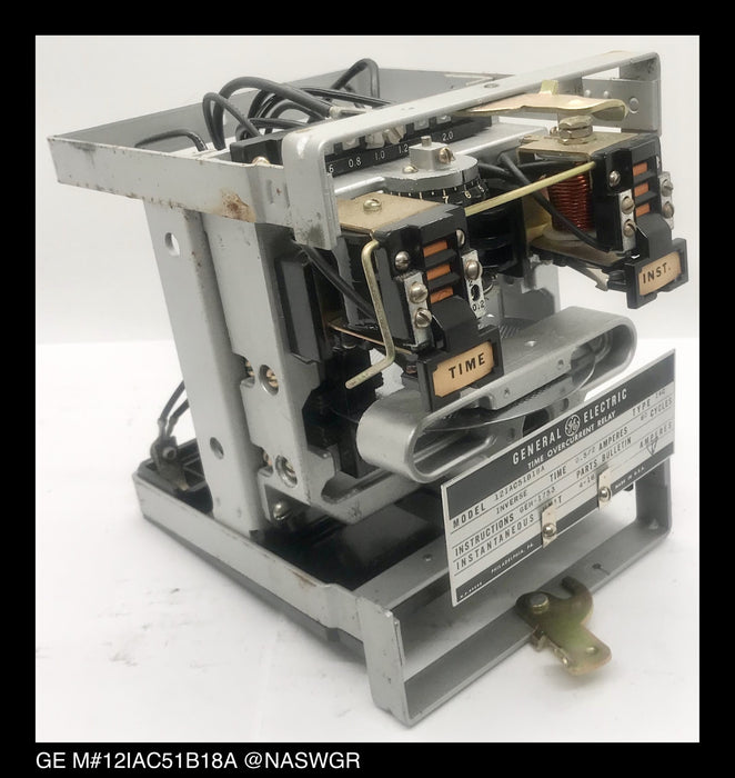 GE 12IAC51B18A Overcurrent Relay - 0.5/2 Amp