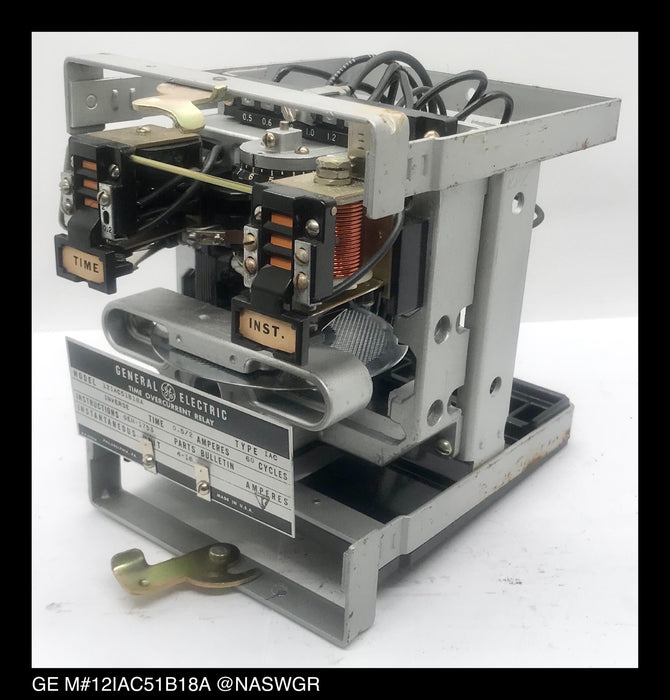 GE 12IAC51B18A Overcurrent Relay - 0.5/2 Amp