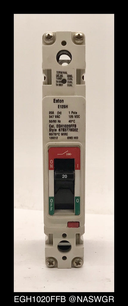Eaton EGH1020FFB Molded Case Circuit Breaker - 20 Amp