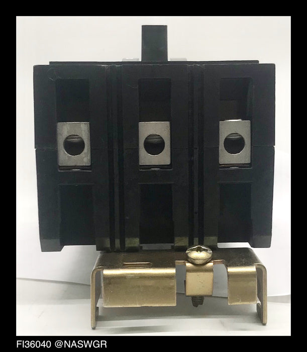 Square D FI36040 Molded Case Circuit Breaker - 40 Amp - Unused Surplus