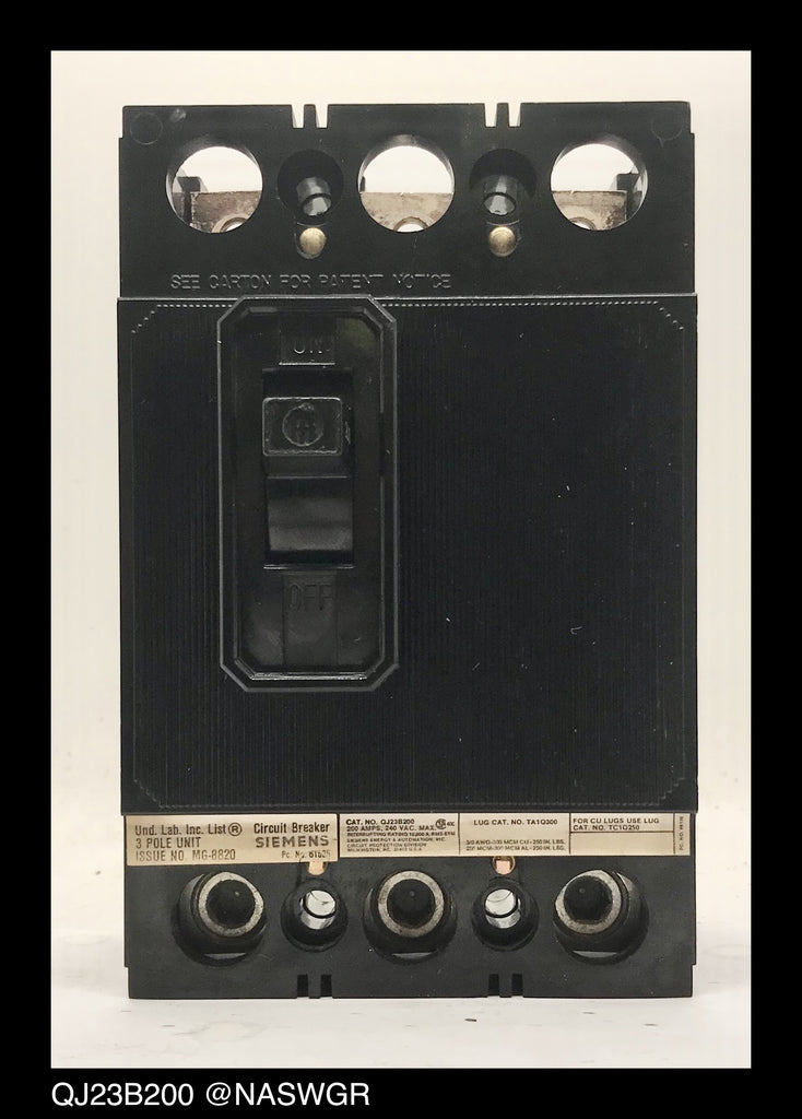 ITE QJ23B200 Molded Case Circuit Breaker - 200 Amp