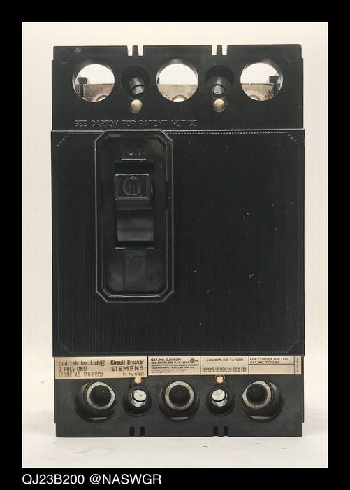 ITE QJ23B200 Molded Case Circuit Breaker - 200 Amp