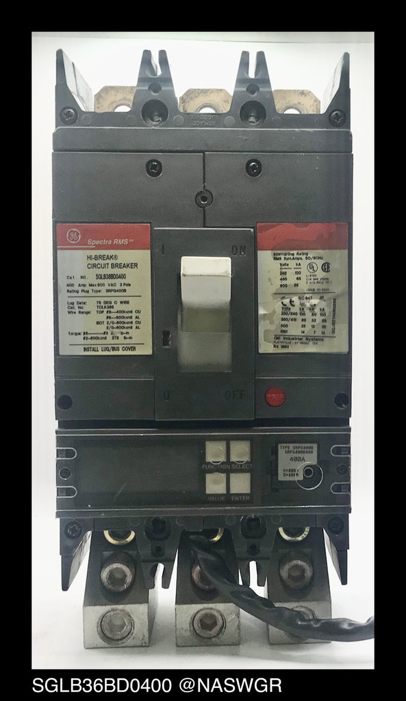 GE Spectra SGLB36BD0400 Circuit Breaker - 400 Amp