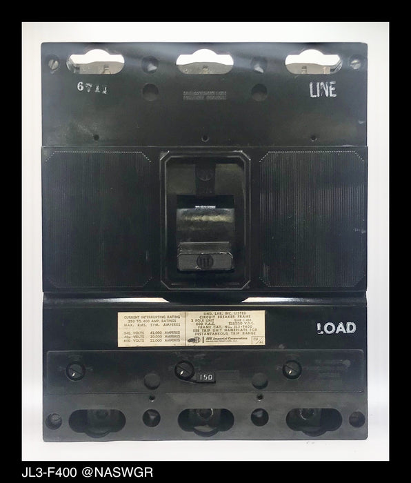 ITE JL3-F400 Molded Case Circuit Breaker - 150 Amp
