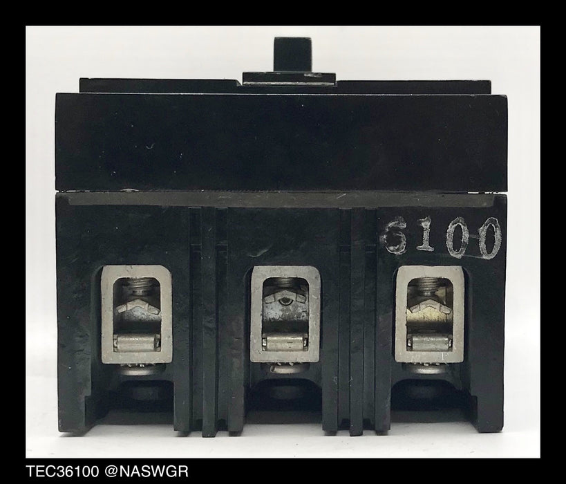 General Electric TEC36100 Molded Case Circuit Breaker ~ 100 Amp