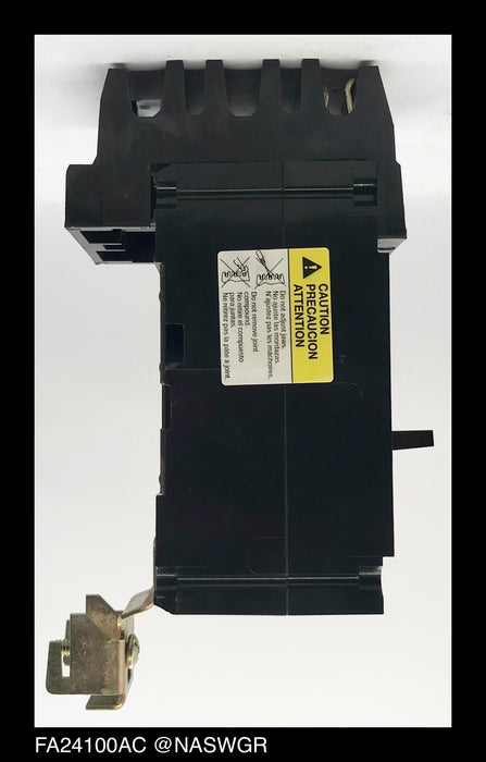 Square D FA24100AC Molded Case Circuit Breaker - 100 Amp